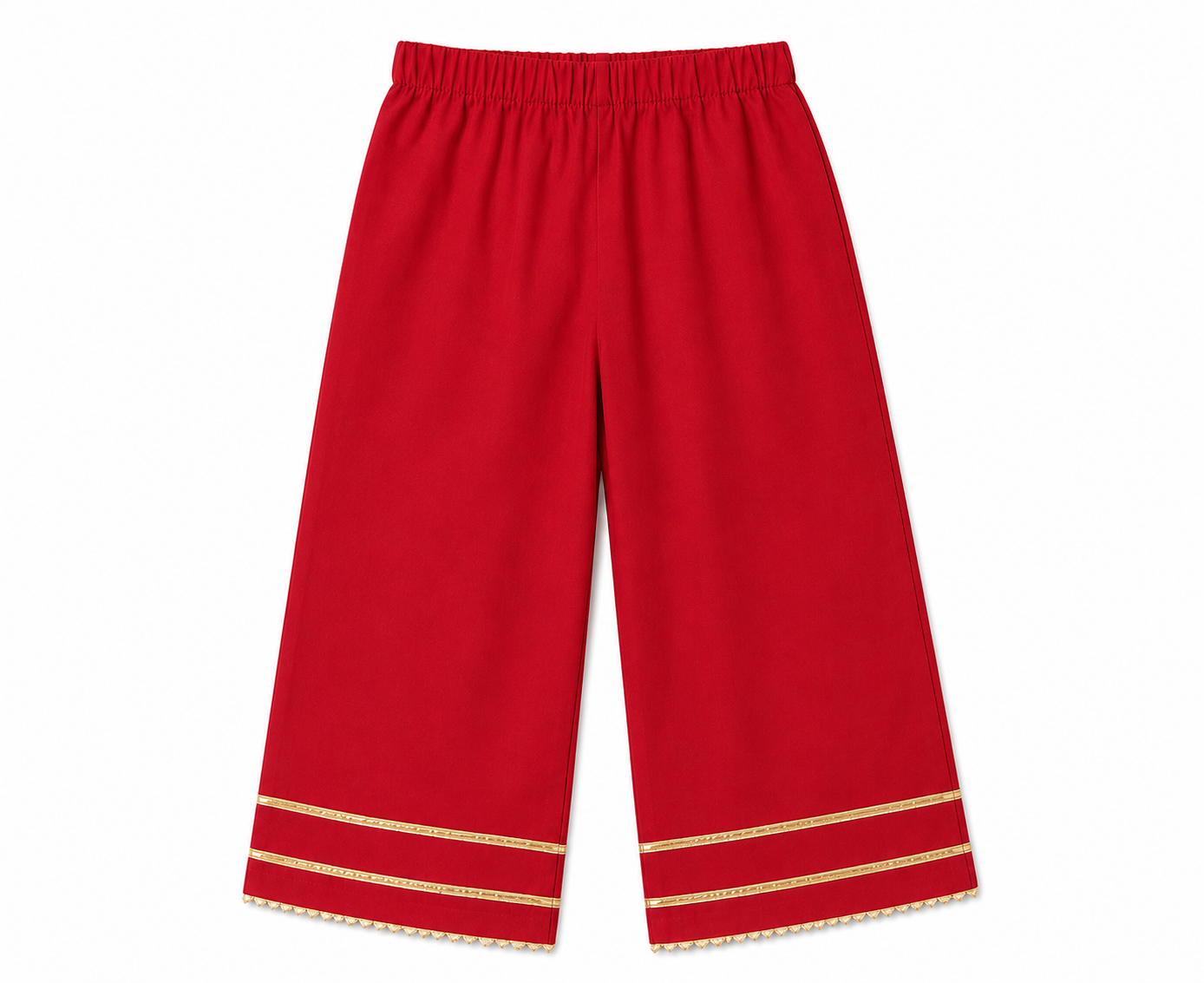 Ayzal Kids Wear Black & Red Ajrakh Print Cotton Co-Ord Set - Image 4