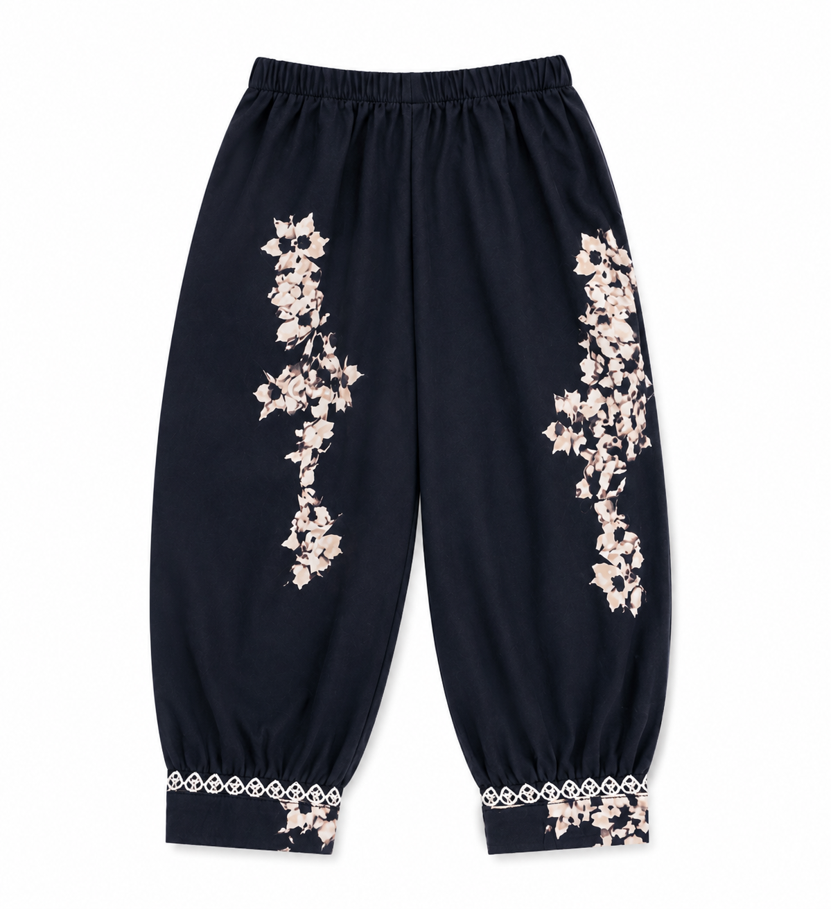 Ayzal Kids Wear Black Floral Rayon Kurti & Pant Set - Image 4