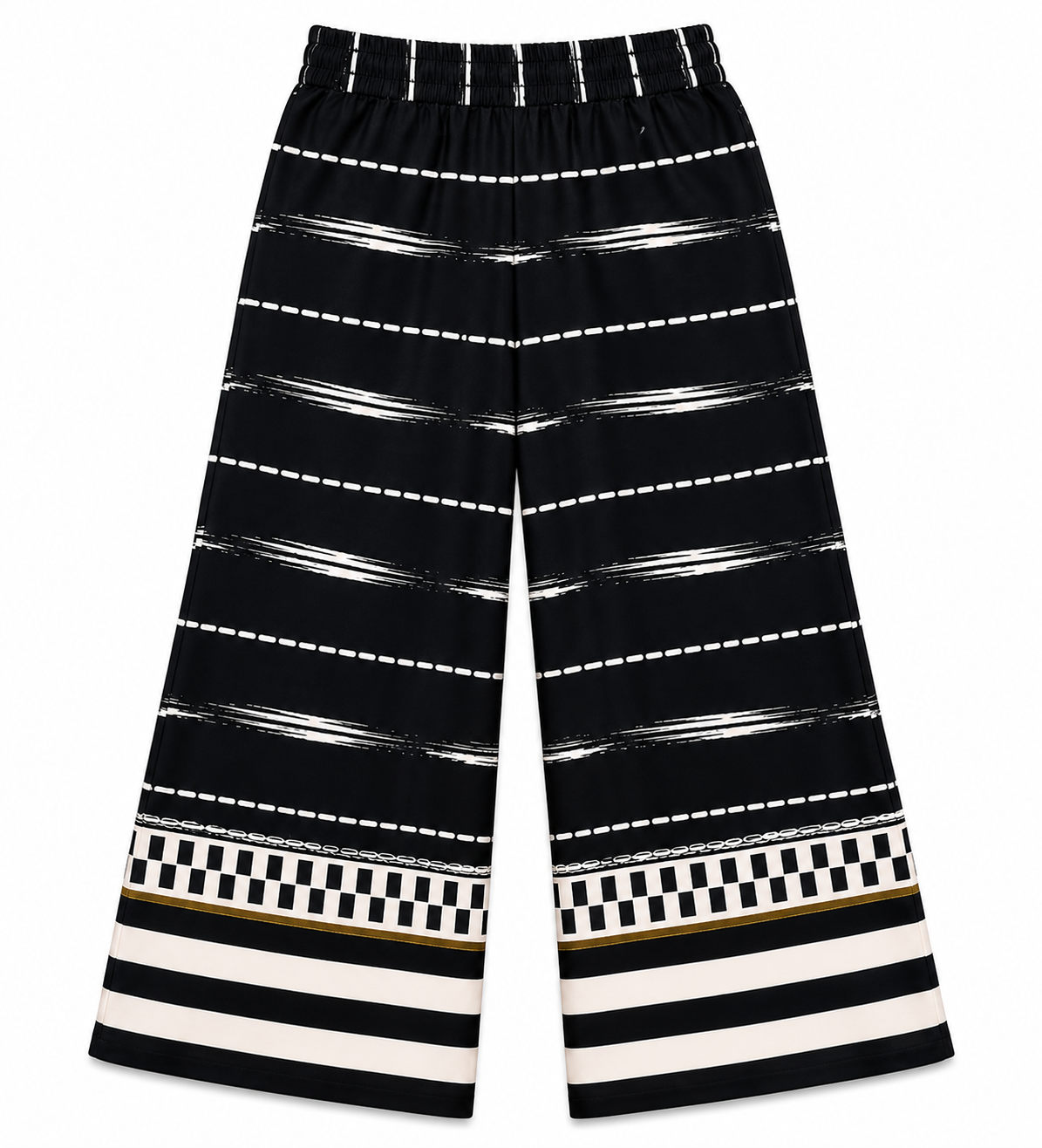 Ayzal Kidswear Black Printed Rayon Kurti Palazzo Set - Image 5